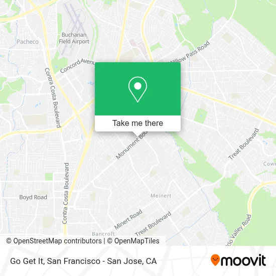 Go Get It map