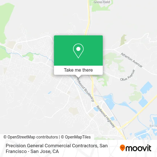 Precision General Commercial Contractors map