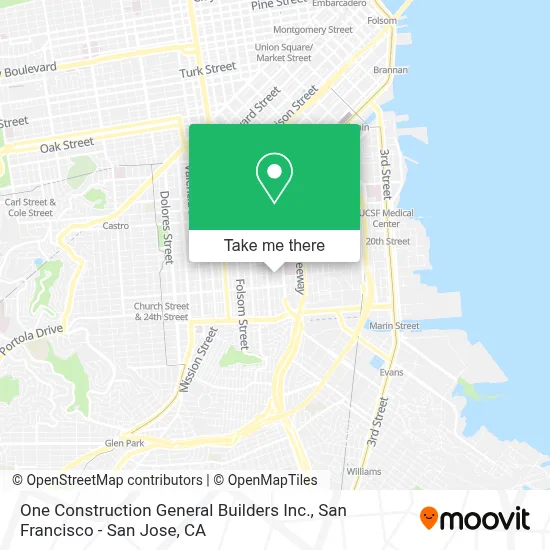 One Construction General Builders Inc. map