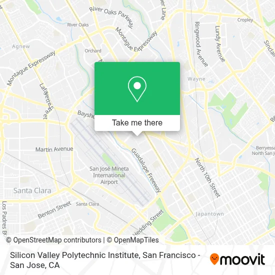 Silicon Valley Polytechnic Institute map