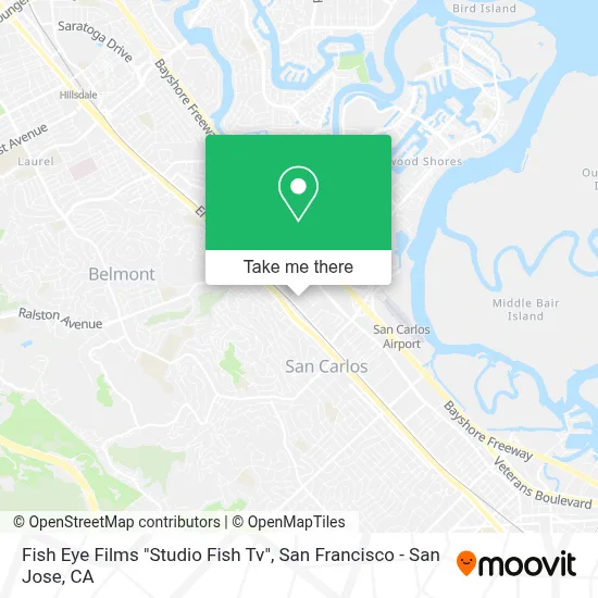 Fish Eye Films  "Studio Fish Tv" map