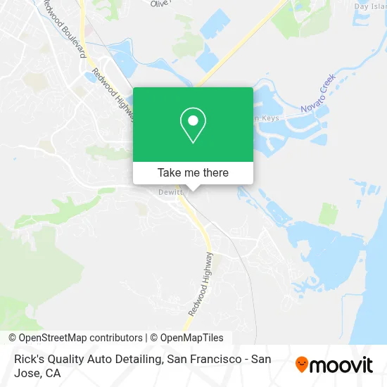 Rick's Quality Auto Detailing map