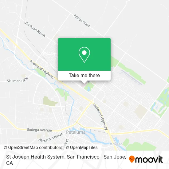 St Joseph Health System map