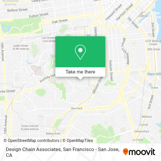 Design Chain Associates map