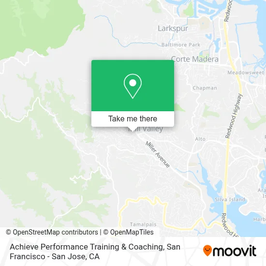 Achieve Performance Training & Coaching map