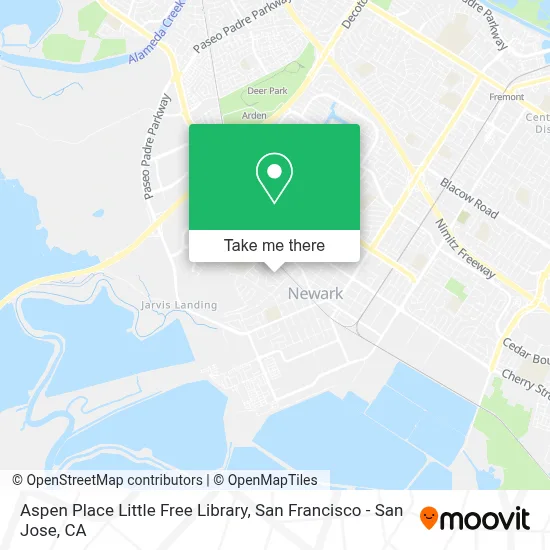 Aspen Place Little Free Library map