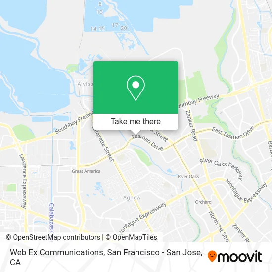 Web Ex Communications map