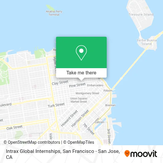 Intrax Global Internships map