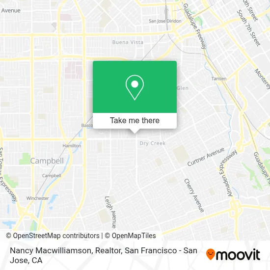 Nancy Macwilliamson, Realtor map