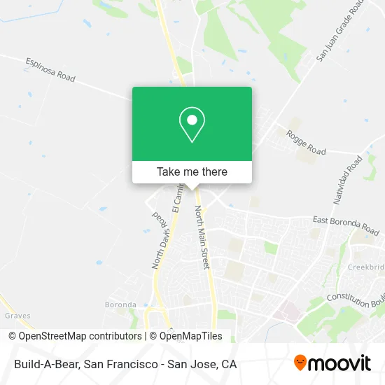 Build-A-Bear map