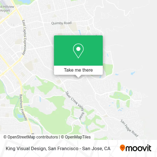 King Visual Design map