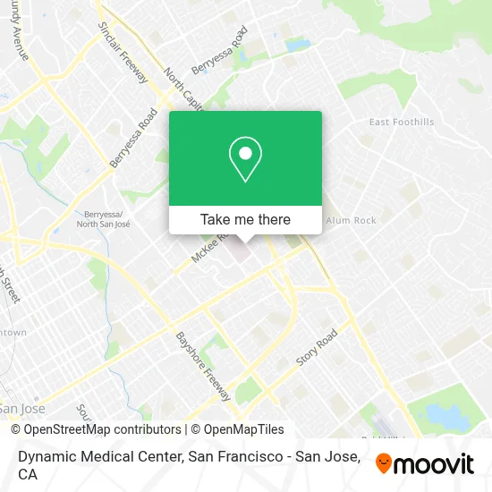 Dynamic Medical Center map