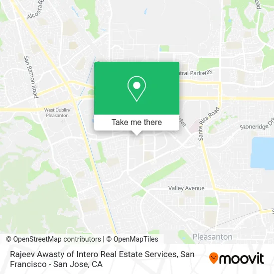 Rajeev Awasty of Intero Real Estate Services map