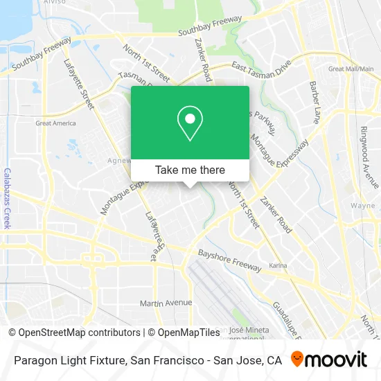 Paragon Light Fixture map