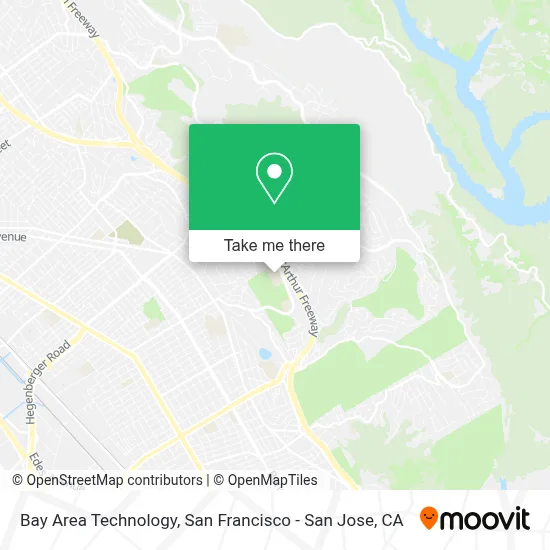 Bay Area Technology map