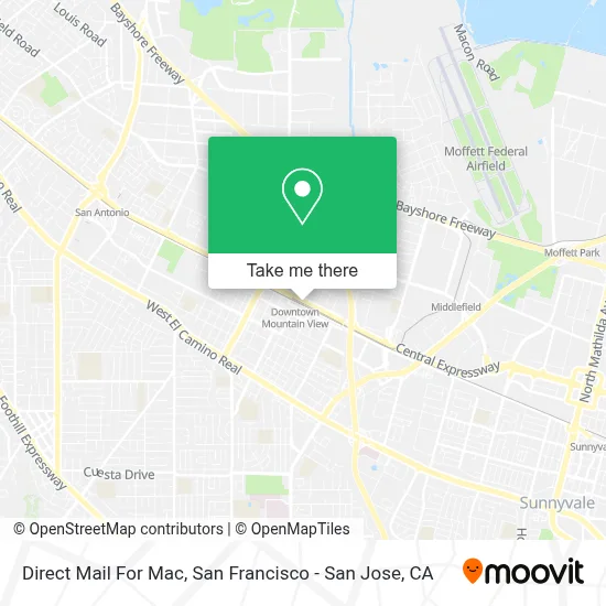 Direct Mail For Mac map
