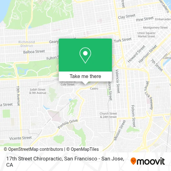 17th Street Chiropractic map