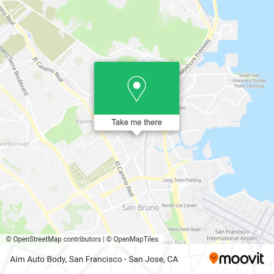 Aim Auto Body map