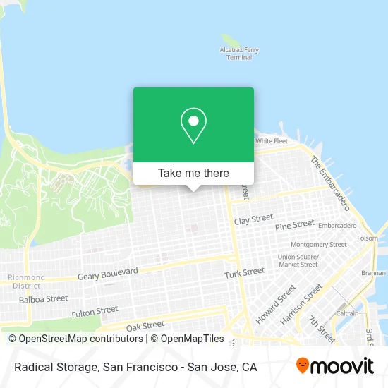 Radical Storage map