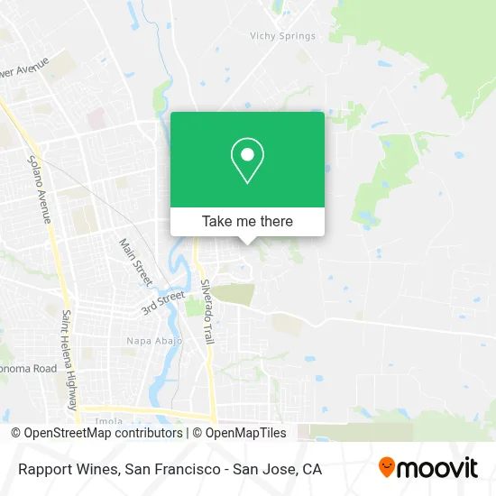 Rapport Wines map