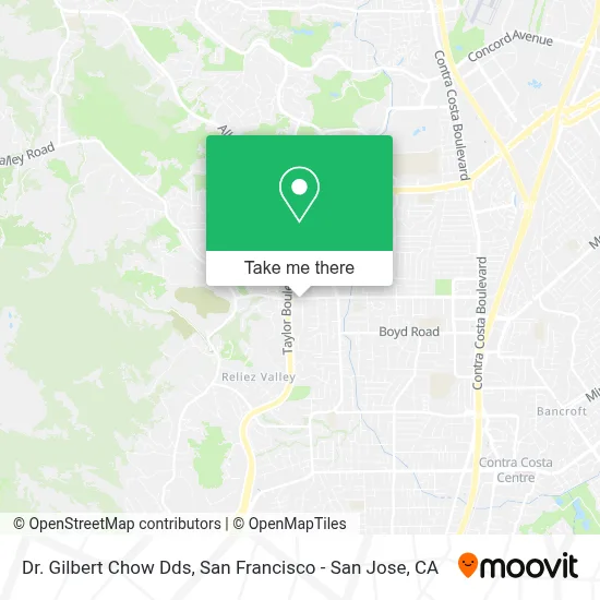 Dr. Gilbert Chow Dds map