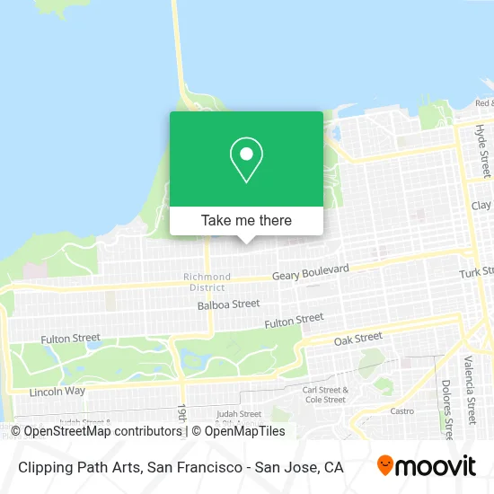 Clipping Path Arts map