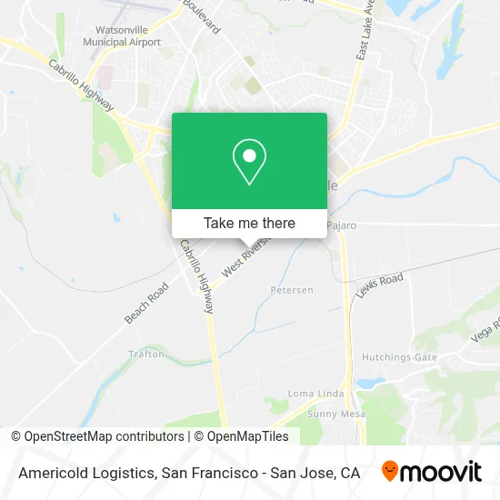 Americold Logistics map