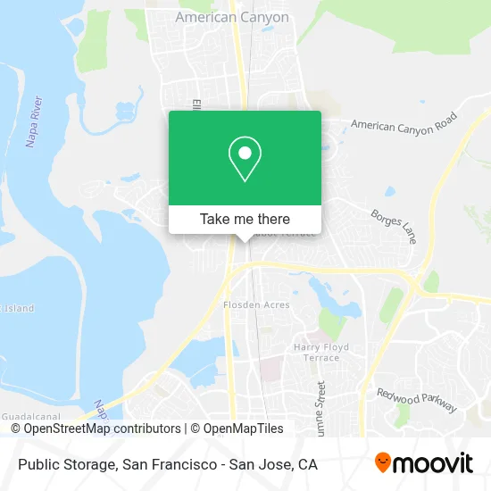 Public Storage map