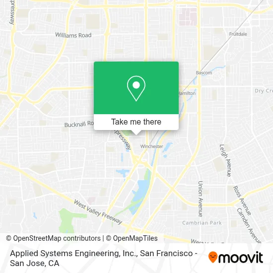 Applied Systems Engineering, Inc. map