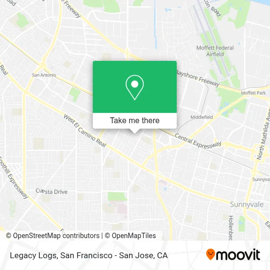 Legacy Logs map