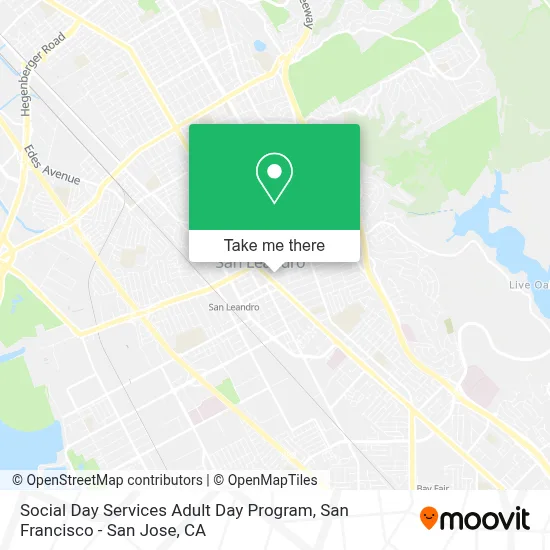 Social Day Services Adult Day Program map