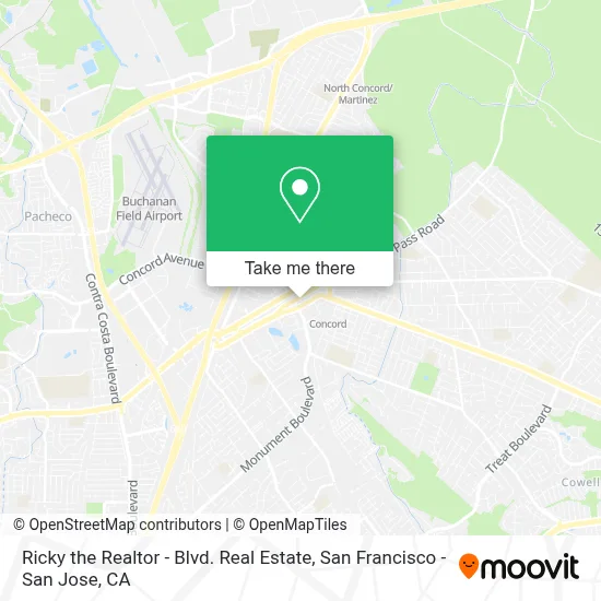 Ricky the Realtor - Blvd. Real Estate map