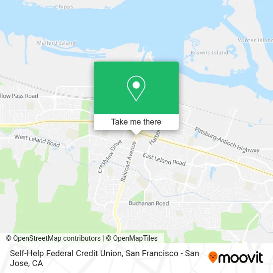 Self-Help Federal Credit Union map