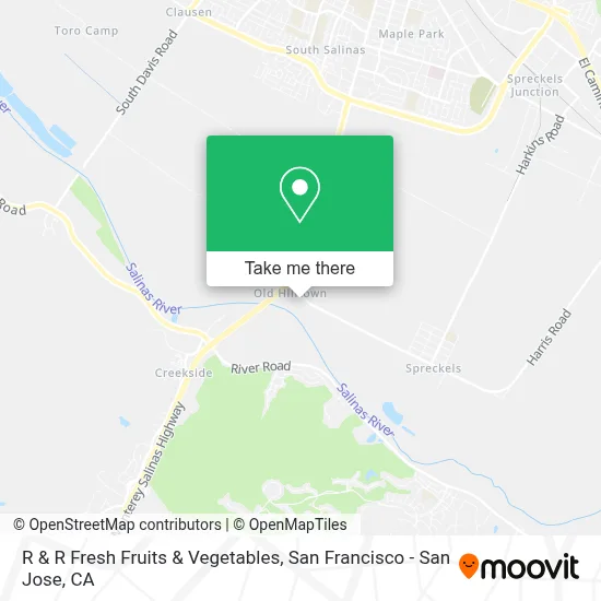 R & R Fresh Fruits & Vegetables map