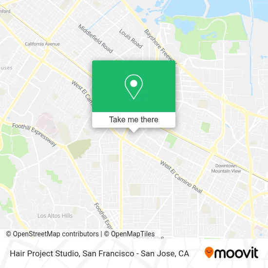 Hair Project Studio map