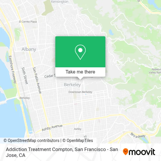 Addiction Treatment Compton map