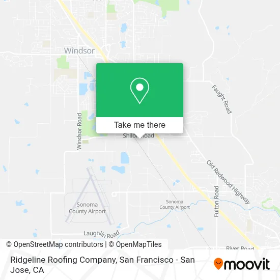 Ridgeline Roofing Company map