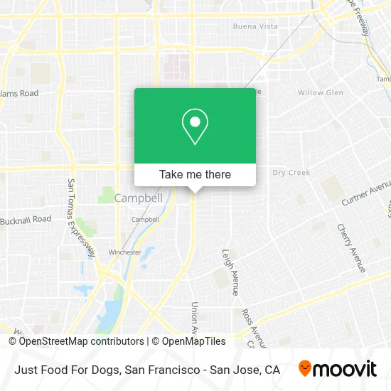 Just Food For Dogs map