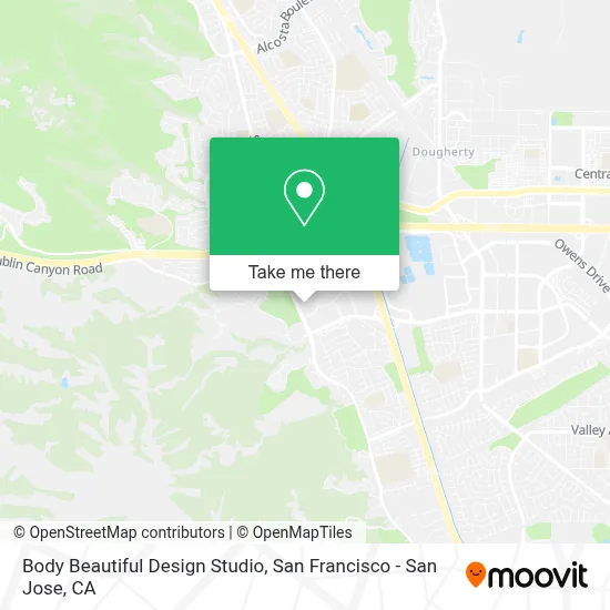 Body Beautiful Design Studio map