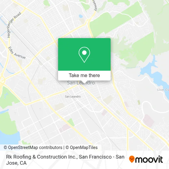 Rk Roofing & Construction Inc. map