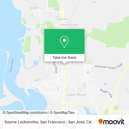 Keyme Locksmiths map