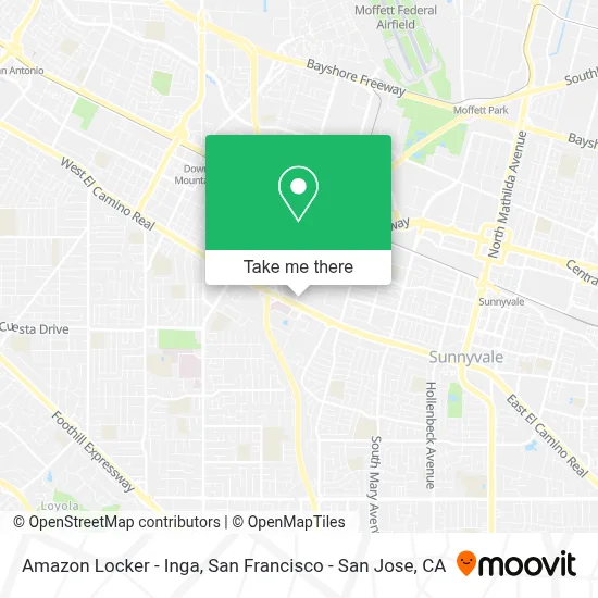 Amazon Locker - Inga map