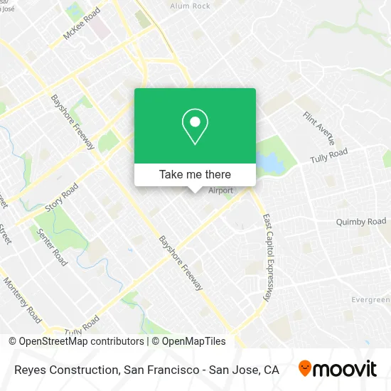 Reyes Construction map
