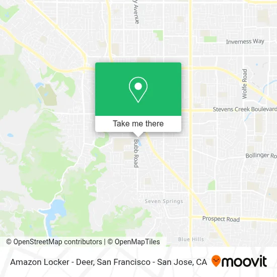Amazon Locker - Deer map