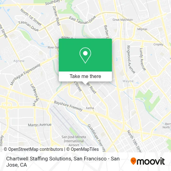 Chartwell Staffing Solutions map