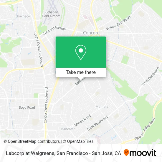 Labcorp at Walgreens map