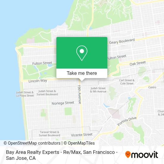 Bay Area Realty Experts - Re / Max map