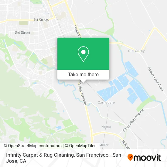 Infinity Carpet & Rug Cleaning map