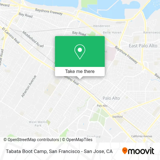 Tabata Boot Camp map