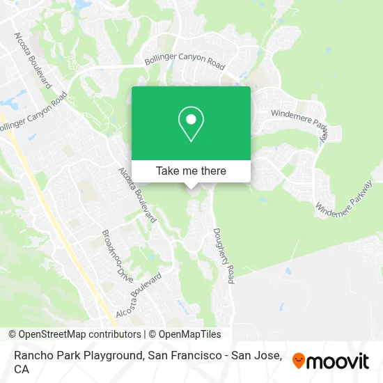 Rancho Park Playground map